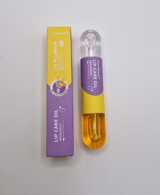 Kiss Beauty Масло+сыворотка для увеличения губ 2in1 Lip Care Oil+Lip Plumper 5мл+5мл
