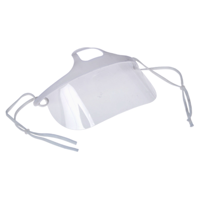 Irisk Экран-маска защитный многоразовый 1шт, белый/прозрачный