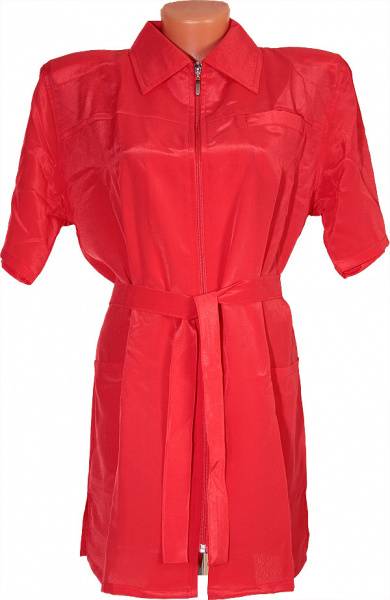 Халат для парикмахера Сакура XXL, красный