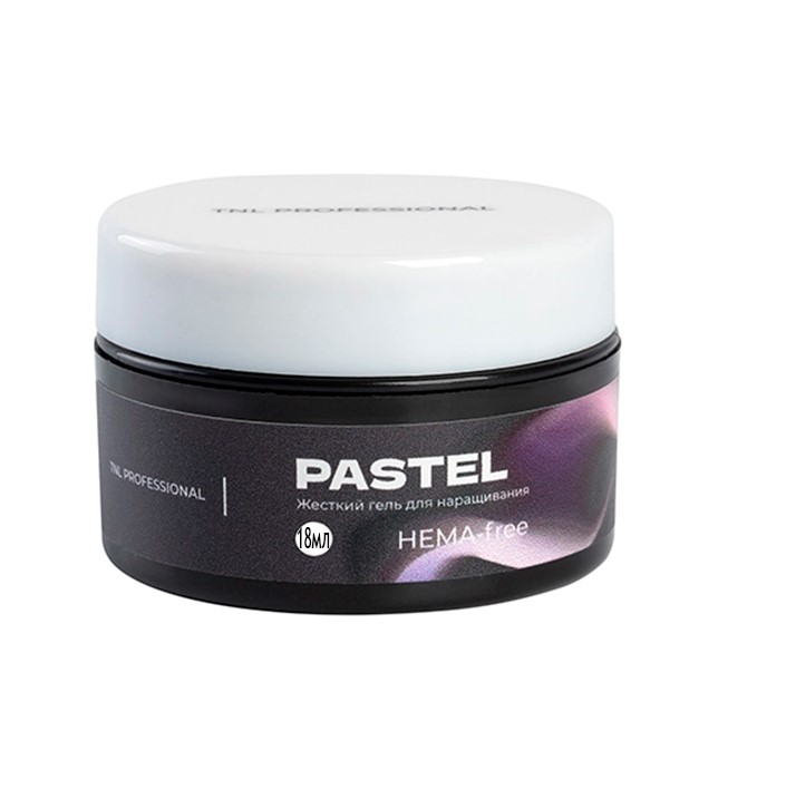 TNL  Гель для наращивания ногтей Pastel жесткий HEMA-Free №08(прозрачный) 18 мл
