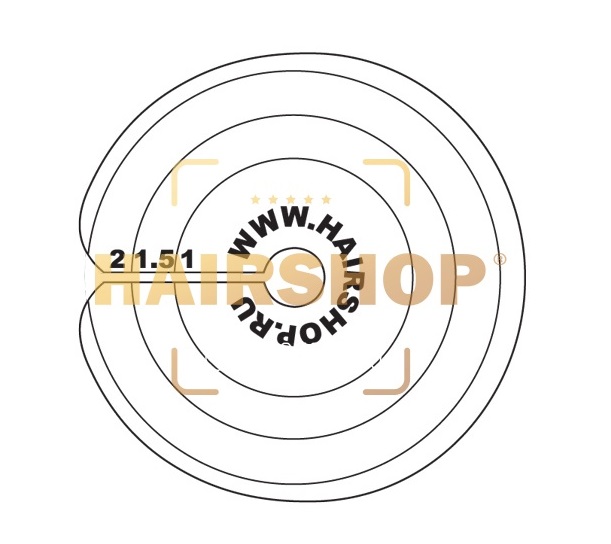 Диск для наращивания волос Hairshop, пластик