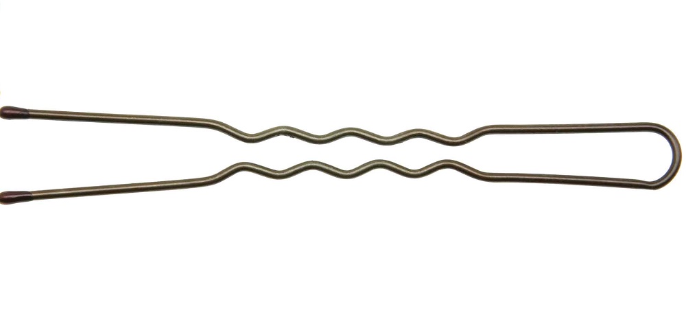 Шпильки Dewal Beauty волна 60 мм (24 шт) черные