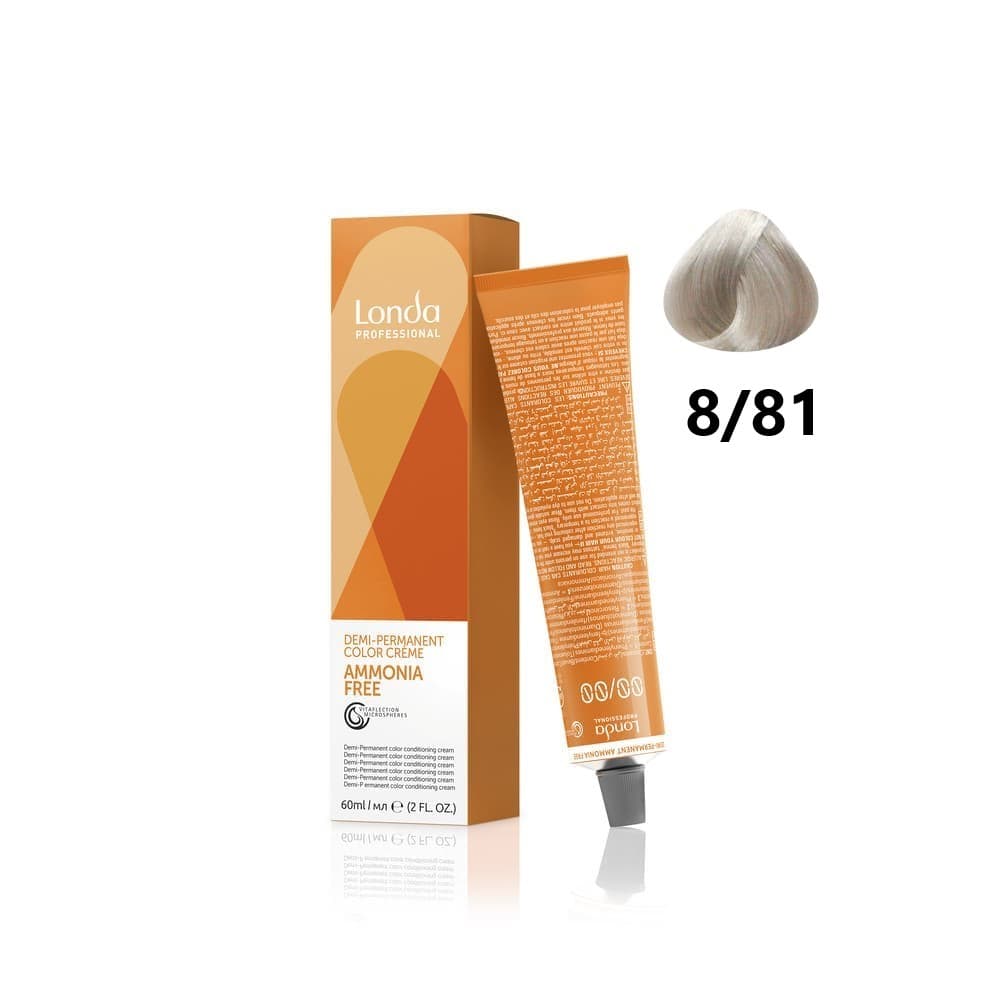 Londa Color Demi-Permanent крем-краска для волос 8/81 светлый блонд перламутрово-пепельный 60мл