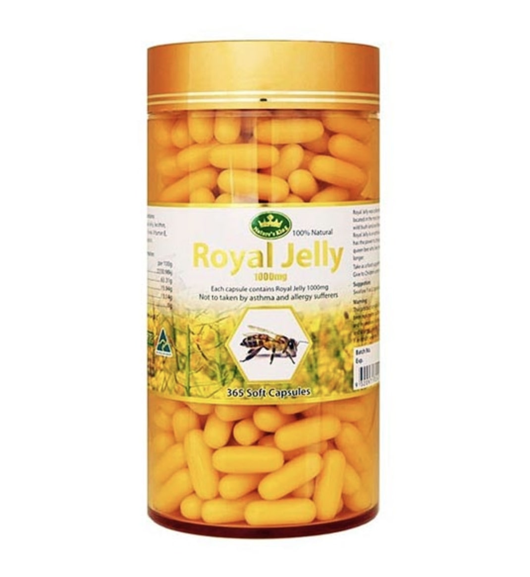 Nature's King Royal Jelly Маточное молочко в капсулах 365шт