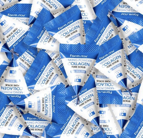 Скраб для лица очищения пор с коллагеном FarmStay Baking Collagen Pore Scrub 7г