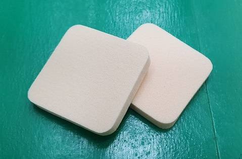 Спонжик для макияжа прямоугольный латекс 2шт