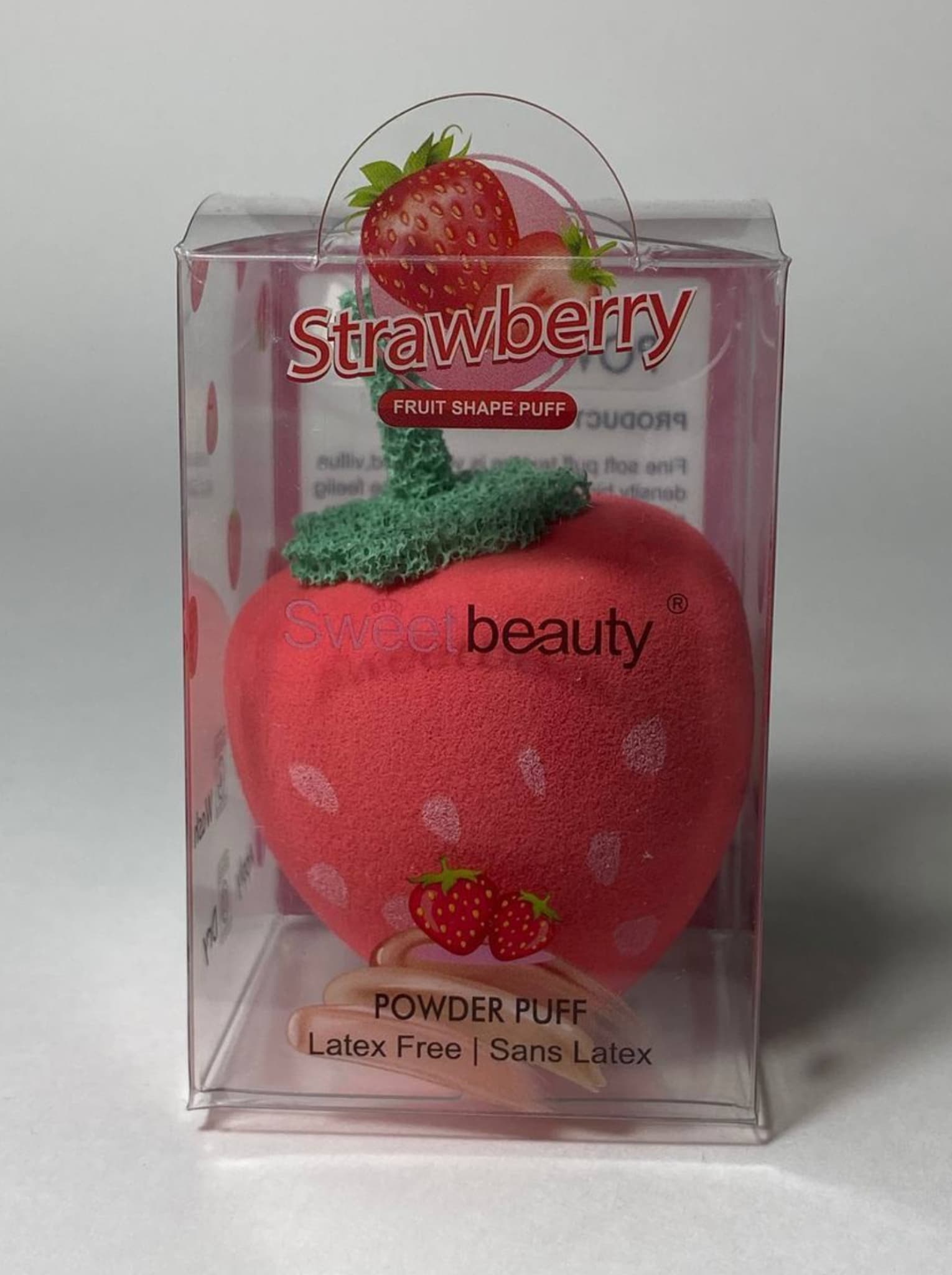 Спонжик для макияжа клубника Beauty Blender 1шт