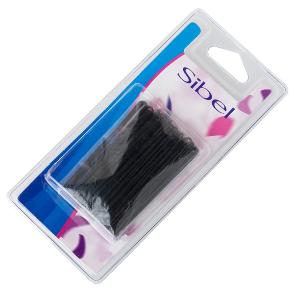 Шпильки прямые 65 мм (50 шт) черные