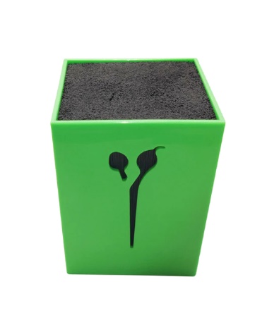 Подставка для ножниц и инструмента в виде стакана, зеленая