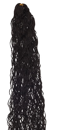 Hairshop ЗИЗИ канекалон косички волнистые № 001 (черный)