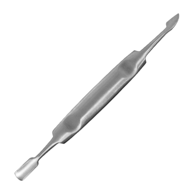 IRISK Шабер для маникюра двухсторонний (шабер+топорик) плоская ручка