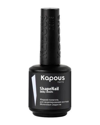 Kapous Полигель для наращивания ногтей ShapeNail White (белый) 30гр