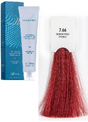 Краситель для волос Kaaral Maraes Nourishing Permanent Hair Color 7/66 интенсивный красный блондин, 100мл