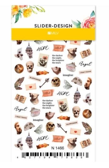 Дизайн ногтей (на водной основе) N 1466