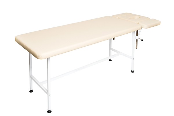 Кушетка массажная стационарная на металлическом каркасе КМ-02