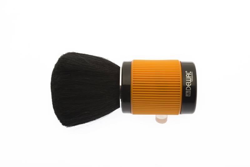 Щетка-сметка DEWAL,настольная, ручка-пластик прорезиненный, натуральная овечья щетина