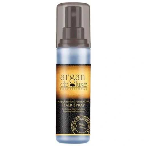 De Luxе Professional Интенсивный увлажняющий двухфазный спрей с аргановым маслом Argan De Luxe Instant Hydrating Hair Spray 120мл