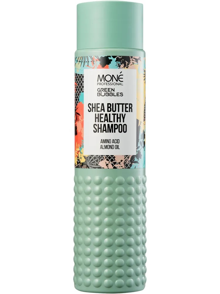 Mone Professional Шампунь укрепляющий для волос с маслом Ши Shea Butter Healthy Shampoo 300мл