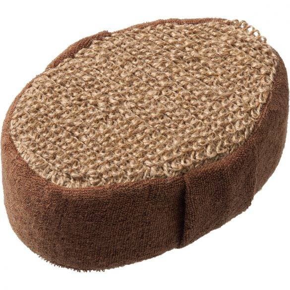 Мочалка для тела из Рами спонж Brillantine 10*15*5см цветная