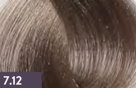 Kaaral Baco Permament Крем-краска для волос 7/12 блондин пепельно-фиолетовый 100мл