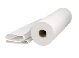 Простыни одноразовые 80х200см SMS 17г/м2 белый (водоотталкивающие) 100шт рулон