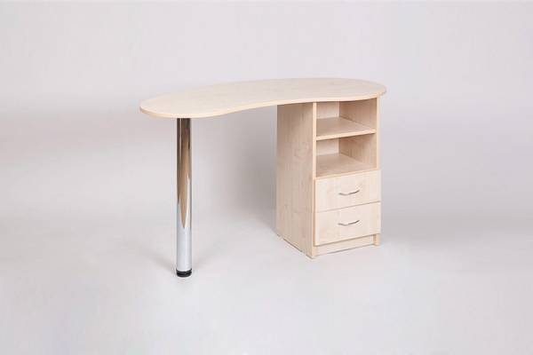 Стол маникюрный Катрин, цвет беленый дуб