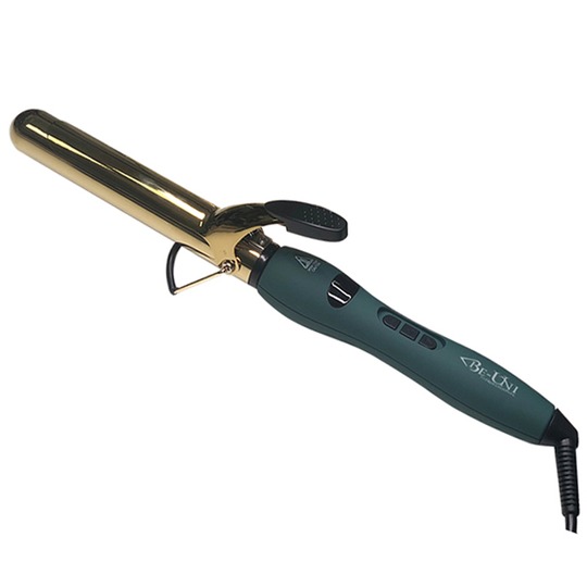 Плойка для завивки волос Gold titan титан, LED-дисплей, терморегулятор 80-230°C, 55 Вт, диаметр 28 мм