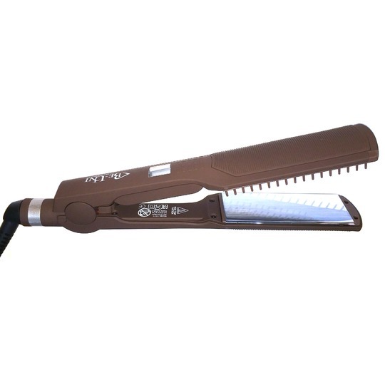 Щипцы Be-Uni V171 Brown титановое зеркальное покрытие, терморегулятор, коричневый