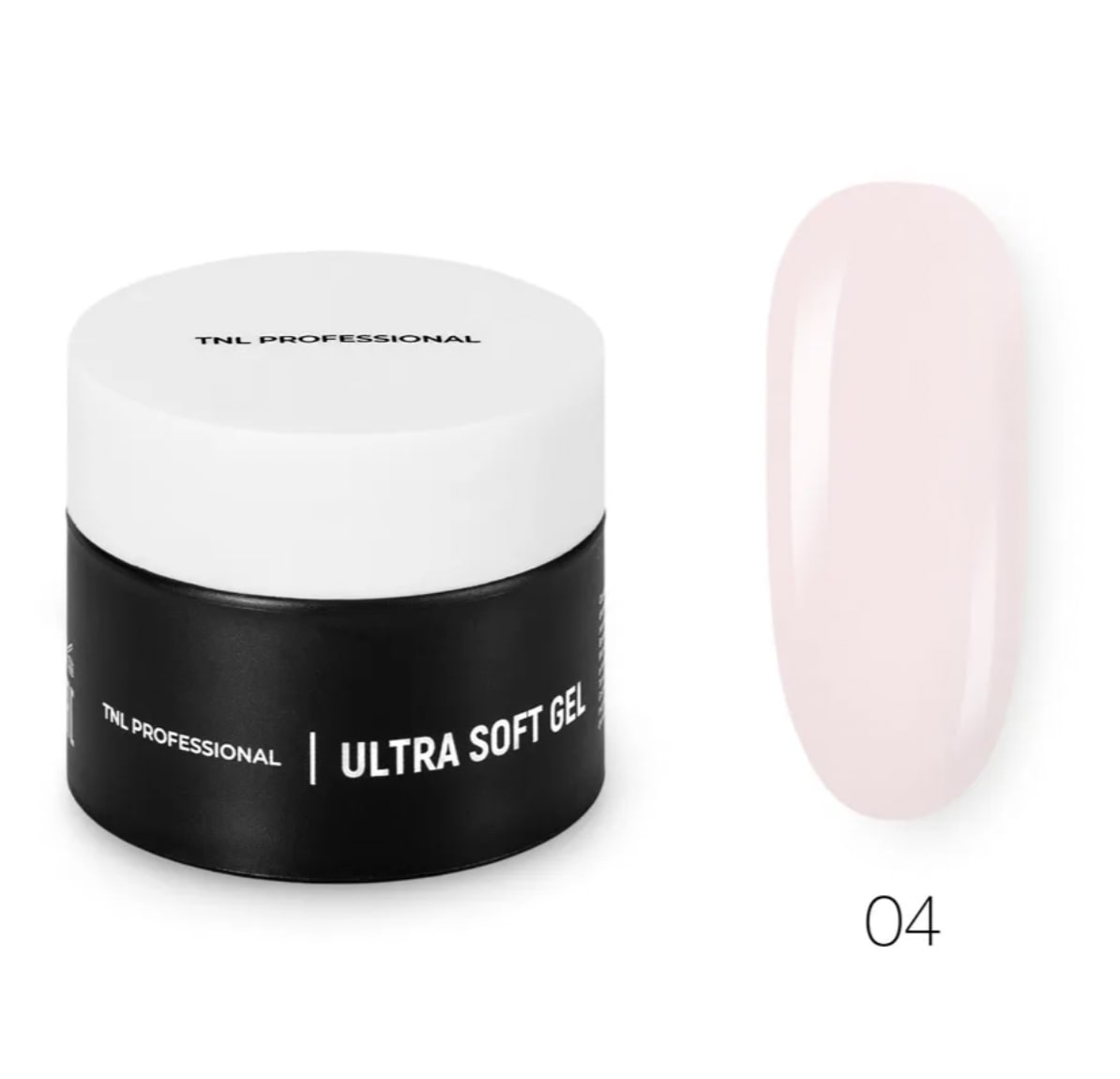 TNL Гель для наращивания ногтей однофазный Ultra soft №04 (нежно-розовый) 30 мл