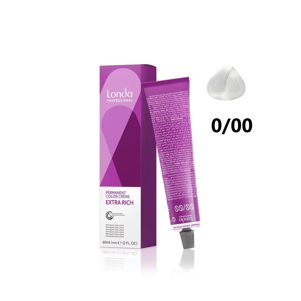 Londa Color Permanent крем-краска для волос 0/00 чистый тон 60мл