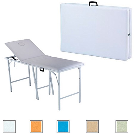 Кушетка массажная раскладная без регулировки высоты.