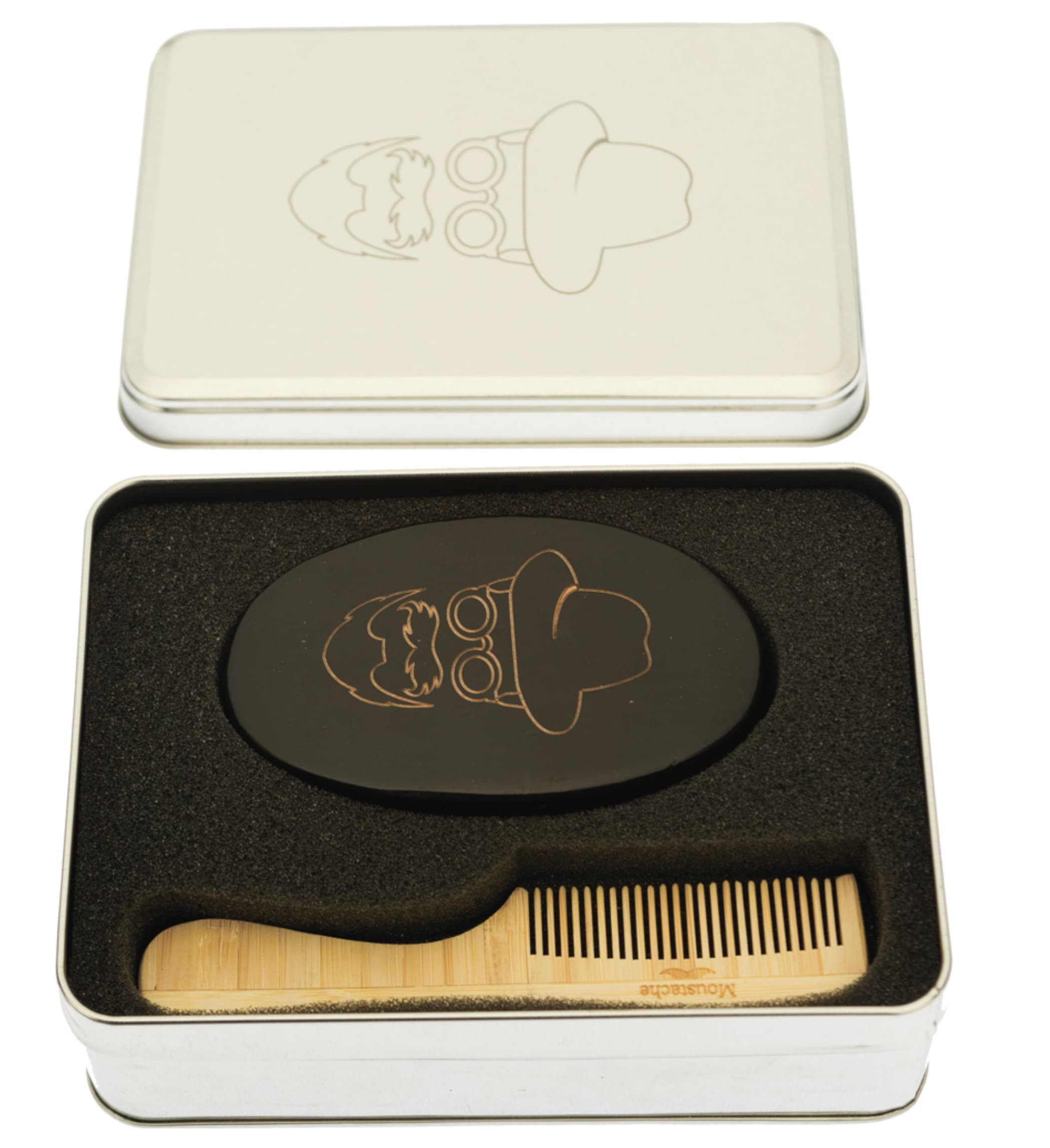 Набор расчесок DEWAL для бороды и усов в алюминиевом кейсе