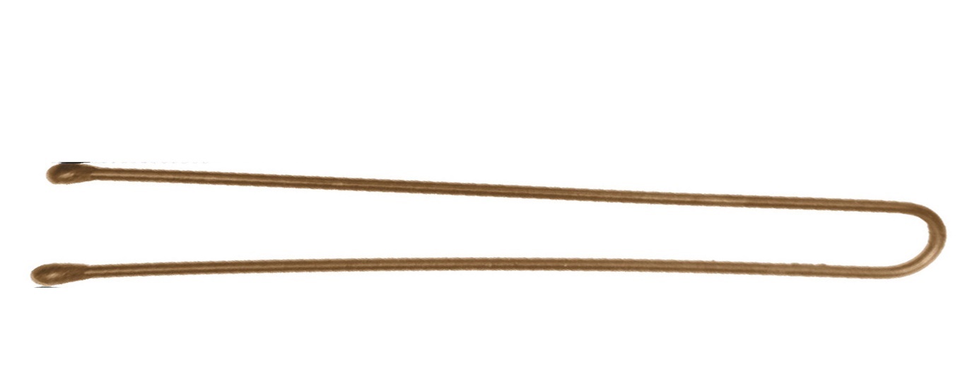 Шпильки Dewal прямые 70 мм (24 шт) коричневые