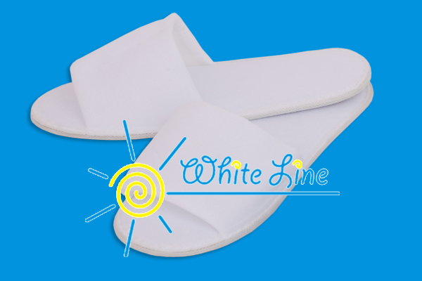 Тапочки на жесткой подошве махровые 1 пара