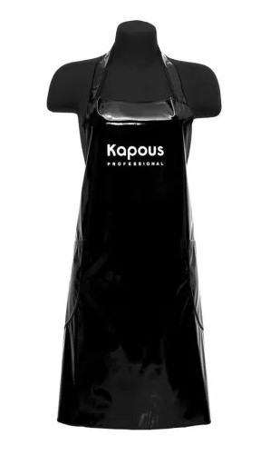 Передник Kapous лаковый черный