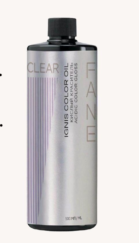 IGNIS COLOR OIL CLEAR 500 мл краситель с кислым pH чистый тон-блеск
