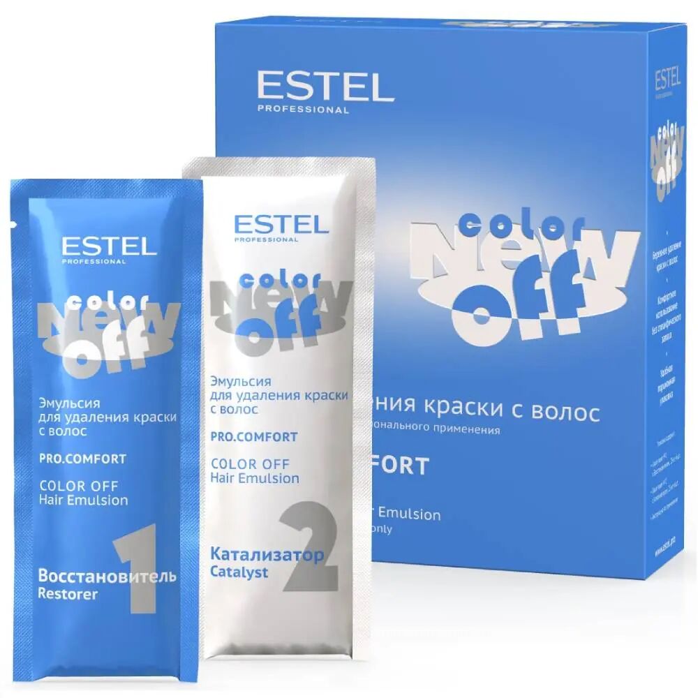 Estel Professional Эмульсия для удаления стойких красок с волос Color Off 12*25мл