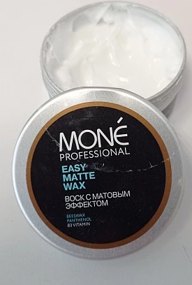Mone Professional Матовый воск для волос средней фиксации Easy Matte Wax Воск 100мл