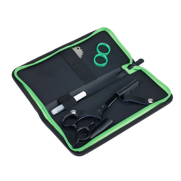 Парикмахерские ножницы DEWAL прямые 7.0 чёрные