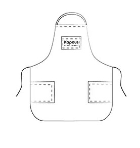 Фартук для парикмахера Kapous