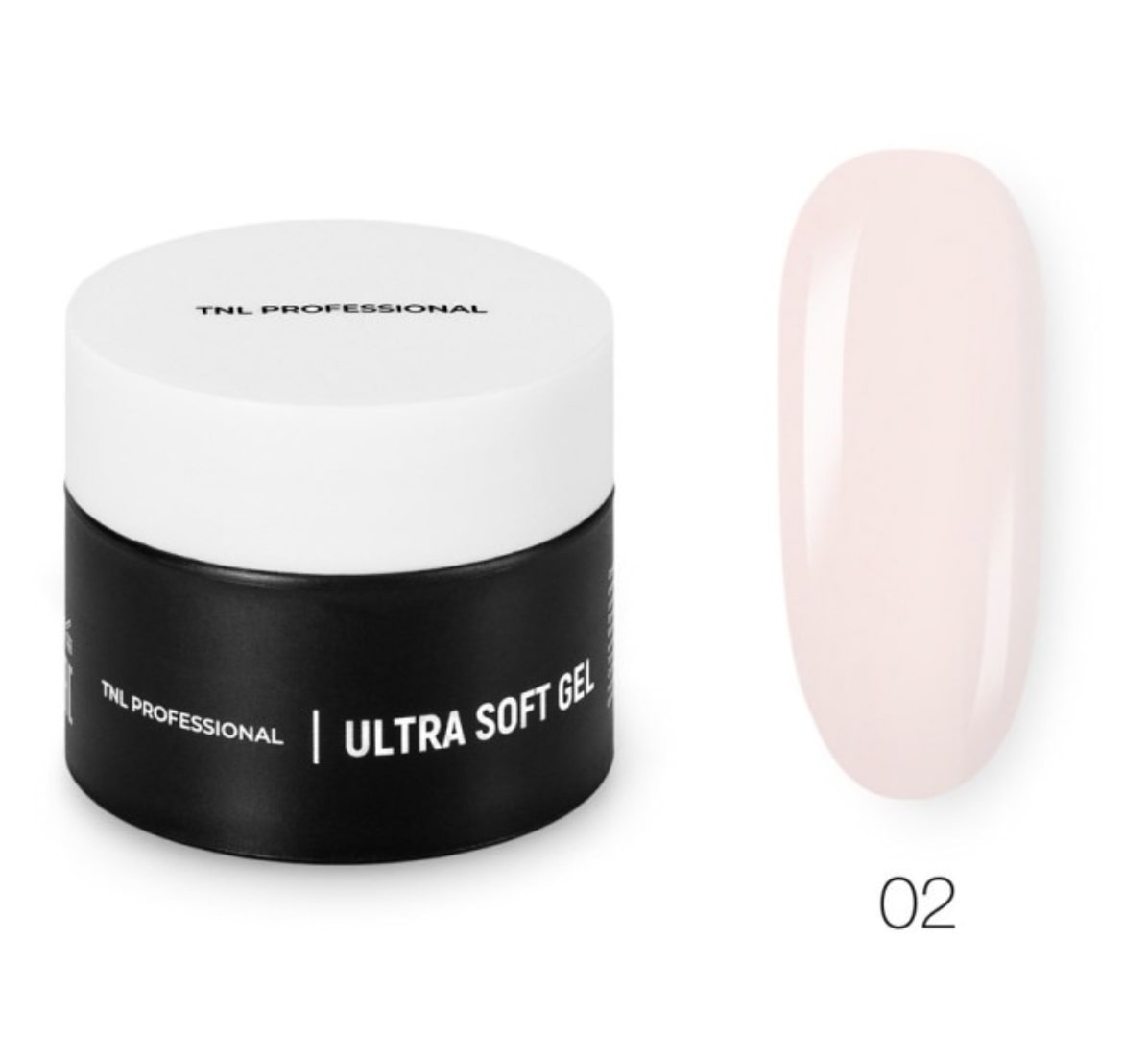 TNL Гель для наращивания ногтей однофазный Ultra soft №02 (розовый) 15 мл