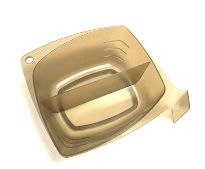 Чаша для краски с ручкой и перегородкой, квадратная