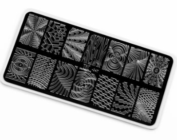 TNL Трафарет для стемпинга металлический  (6*12) Premium №47