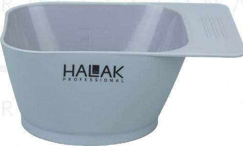 Чаша для краски Halak Professional с ручкой без носика серая