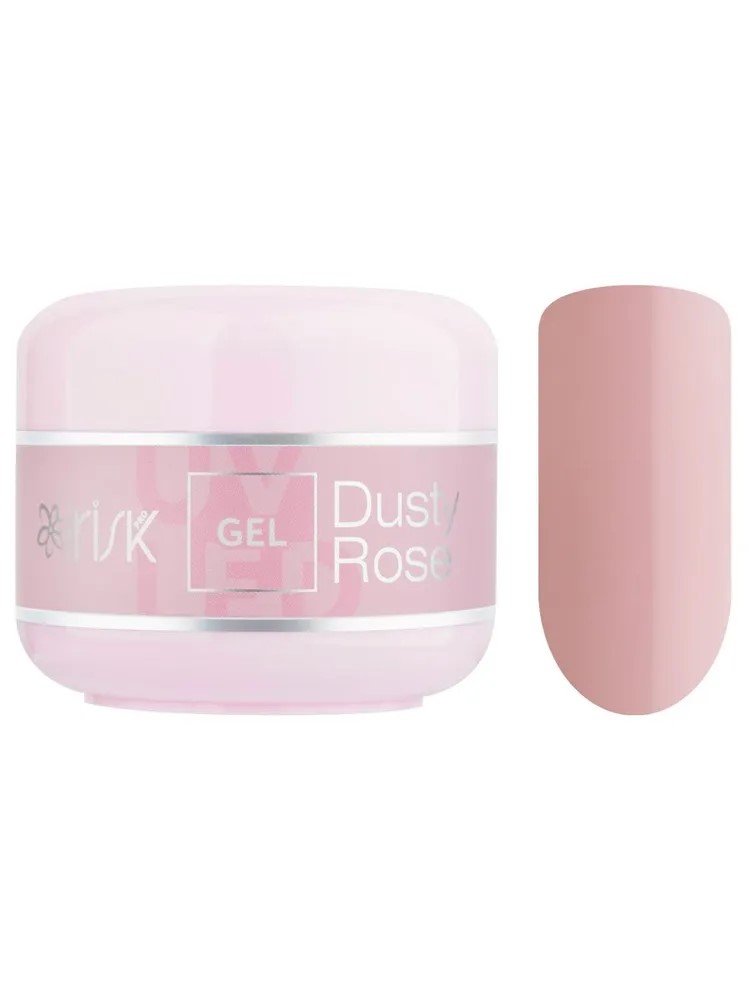 IRISK Гель для наращивания ногтей однофазный камуфлирующий ABC Limited collection 11 Dusty Rose (пыльная роза) 15мл