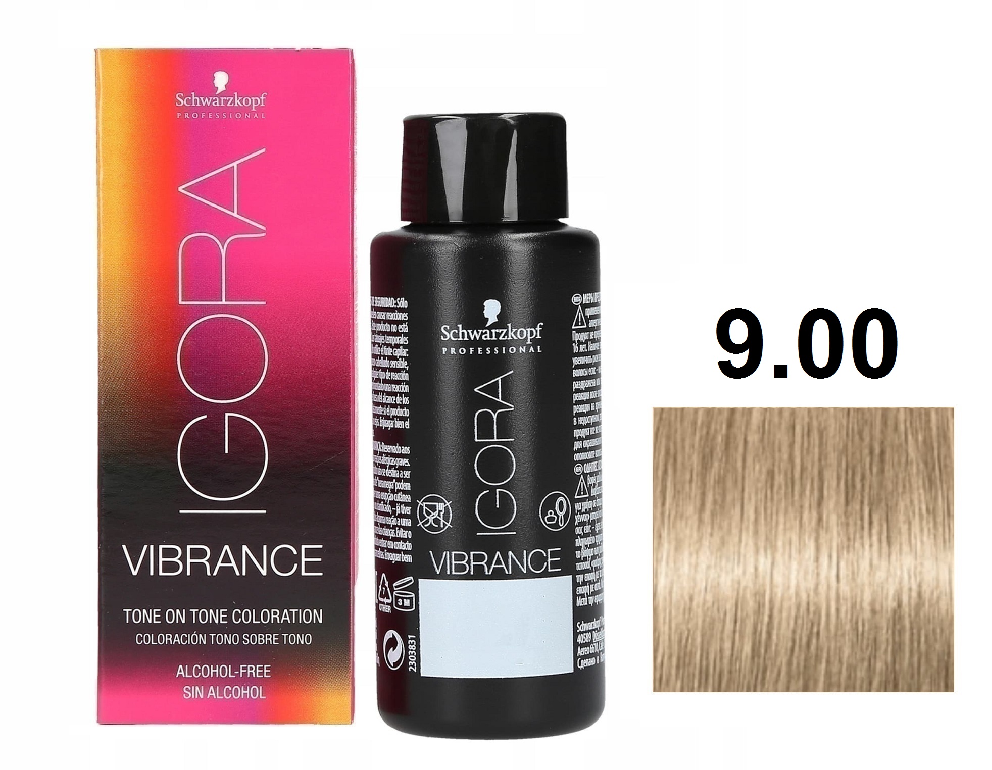 Schwarzkopf Igora Vibrance Краситель для волос 9/00 блондин натуральный экстра 60мл