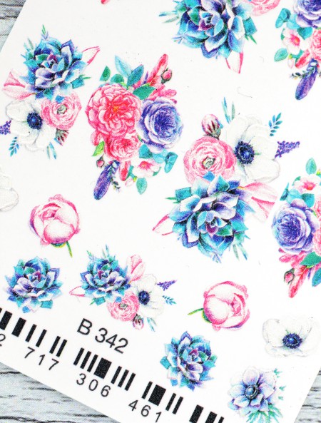 Дизайн ногтей (на водной основе) B 342