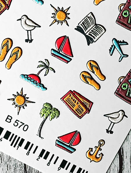 Дизайн ногтей (на водной основе) B 570