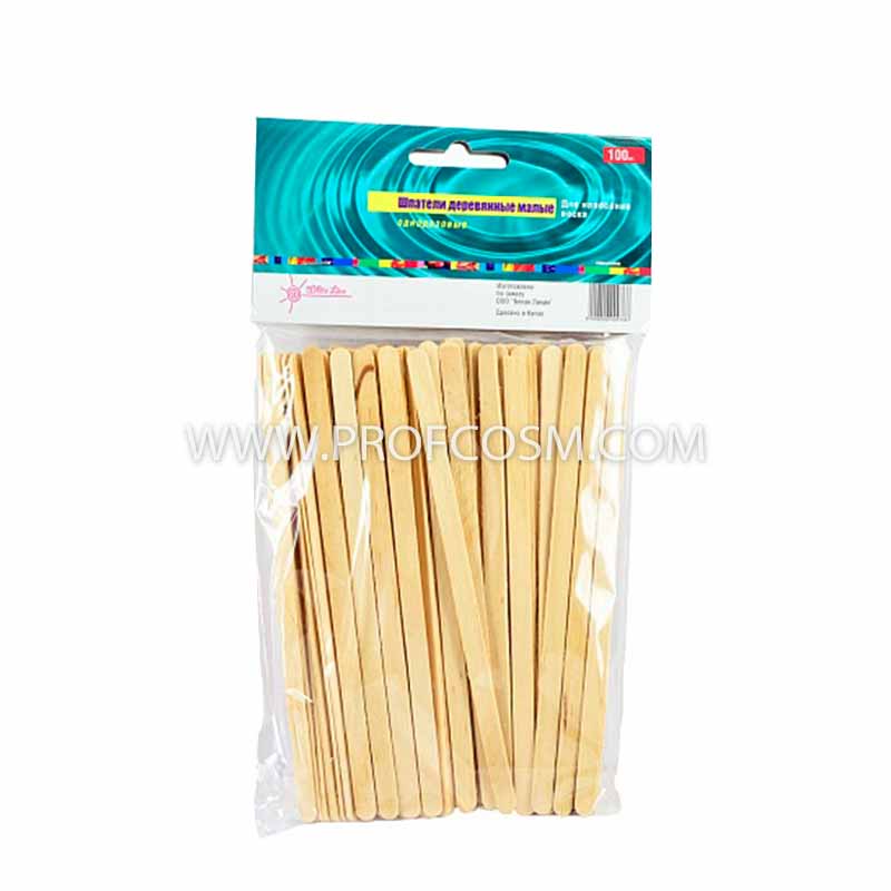 Шпатель для депиляции деревянный (малый) 100шт