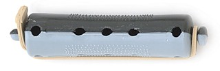 Sibel Коклюшки для химзавивки серо черные 15х60 мм 12 шт